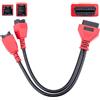 Alchiauto Cavo OBD 12+8 pin Bypass di sicurezza connettori 12+8 Adattatore per veicoli Chrysler SGW equipaggiati con FCA Compatibile con l'app JScan per diagnostica Adatto per scanner MK808 MK808S