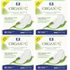 Organyc Assorbenti in Cotone Certificato 100% Biologico per Flusso Intenso, 1 Confezione da 40 Unità