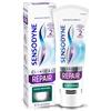 Sensodyne Clinical Repair Pulizia Profonda, Dentifricio per Denti Sensibili, inizia a riparare i Denti Sensibili in 2 minuti*, 75ml (Confezione da 4)