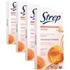 Strep - Strisce Depilatorie Corpo Sugaring, per Pelli Sensibili, Senza profumo, con Zucchero di Canna e Cera d'Api, 20pz (Confezione da 4)