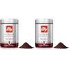 illy, Caffè Macinato per Americano Tostato INTENSO, 100% Arabica con Note di Cacao e Frutta Secca, Retrogusto Pieno e Corposo, Confezione da 500g