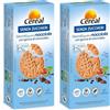 Céréal | Biscotti Gusto Nocciola con Gocce di Cioccolato Senza Zuccheri, Ricco di Fibre, 132G (Confezione da 2)