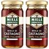 Ambrosoli - Miele, Italiano, Castagno - gr.250 (Confezione da 2)