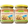 Rapunzel, Crema di arachidi crunchy con sale e arachidi in pezzi bio, 250g (Confezione da 2)