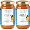 Agrisicilia Marmellata di Arance di Sicilia Zero Zuccheri 240g - 100% frutta Siciliana, Senza Zuccheri Aggiunti, ideale per colazione e merenda (Confezione da 2)