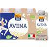 Isola Bio Avena On-The-Go Bevanda Vegetale Biologica Multipack, Pratica e Facile da Bere, 100% Ingredienti Naturali, per Vegani e Vegetariani, Formato 3x250ml