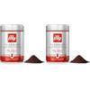 illy, Caffè Macinato per Americano Tostato CLASSICO, 100% Arabica con Note di Fiori d'Arancio e Gelsomino, Gusto Morbido e Retrogusto Dolce, Confezione da 500g