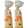 La buona terra, Bongrì senza lievito con farina tipo 2 bio, 200g (Confezione da 2)
