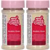 FunCakes Gomma arabica legante vegetale, gomma naturale, stabilizzante, per fare caramelle e altro ancora, 50 g (Confezione da 2)