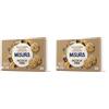 Misura Fibrextra Biscotti Integrali con Gocce di Cioccolato Fondente | Ricchi di Fibre | Farina Integrale da Filiera Italiana | Confezione in Carta Certificata FSC | 6 Porzioni da 6 Biscotti.