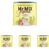 DIALBRODO Mr. MIX, Insaporitore Granulare Vegetale, Senza Glutammato, con Olio EVO, Barattolo da 115gr (Confezione da 4)