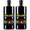 Ginnastic, Gin Challenge Lemon, 700 ml, Aroma Agrumato con Limoni Freschi di Martorano, Bisignano e Rocca Imperiale, Ideale per Gin Lemon e Fizz, Idea Regalo, 41.50% Vol. (Confezione da 2)