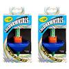 CRAYOLA - ColourWhirls, la Trottola dei Colori, Set con 1 Trottola, Colori Assortiti, Sfide in Famiglia e con gli Amici, Gioco e Regalo Creativo per Bambini, da 6 anni, 74-7649 (Confezione da 2)
