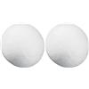 Knorr Prandell 2660105 - Gomitolo di Cotone, Diametro: 10 mm, Colore: Bianco (Confezione da 2)