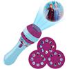 Lexibook, Disney Frozen, Proiettore di storie, Torcia e proiettore con 3 Dischi, 24 Immagini, Crea Le tue storie, Blu/Viola, LTC050FZ