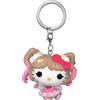 Funko Pop! Keychain: Hello Kitty - Hello Kitty KPop! - Mini Figura in Vinile da Collezione Novità Portachiavi - Riempitivi per Calze - Idea Regalo - Merchandising Ufficiale - Anime Fans - Minifigure