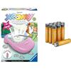 Ravensburger Xoomy Unicorni, proiettore Disegno, 6+ Anni, & Batterie AAA Alcaline Amazon Basics 12 pz, 10 Anni