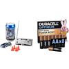 Revell Control Mini RC Auto Corsa I, 1:43, & Duracell Optimum AA 8 pz, Power Boost