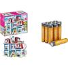 PLAYMOBIL Casa Bambole, campanello funzionante, 4+ anni, 70205, & Batterie AAA Alcaline Amazon Basics 12 pz, 10 anni