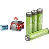 Paw Patrol Marshall RC, camion pompieri, 3+ anni, & Batterie AAA Ricaricabili Amazon Basics 4 pz, 850mAh