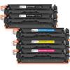 MEGOFFICE 201X Cartuccia Toner per HP 201X 201A CF400X CF400A CF401X CF401A CF402X CF402A CF403X CF403A Compatibile per HP Color LaserJet Pro M252n M277n MFP M252dw M277dw M274n M277c6(5 Pack)