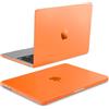 FINTIE Custodia Compatibile con MacBook Air 13.6 Pollici M4/M3/M2 (2025/2024/2022, A3240/A3113/A2681) - [100% Colore Ufficiale] Sottile Cover Rigida Opaca Trasparente Anti-Impronte Case, Arancione