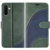 BoxTii Cover per Samsung Galaxy A26 5G, Custodia in PU Pelle Portafoglio, Magnetica Flip Cover a Libro con Slot per Schede per Galaxy A26 5G, Verde
