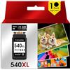 TODOINK PG540XL Nero Cartucce d'inchiostro PG-540XL cartucce 540 nero per canon 540 xl per TS5150 MG3650S TS5151 TS5100 MG3650 MG3600 MG4250 MX475 MX395 MX535 (1 Nero)