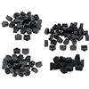 HUAWELL 200PCS Hub Port RJ45 Anti Dust Cover Cap Protector Plug Nero Silicone Ethernet