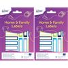 Avery Italia RESMI30G-UK Etichette per penne blu/verde, 50x10mm, 30et (Confezione da 2)