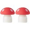 Legami - Gomma con Temperino Magic Mushroom, 0,4x5 cm, Versione Rossa, per Cancellare e Temperare con Precisione, Gomma con Temperino a Forma di Fungo (Confezione da 2)