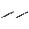 Uni-Ball 245351 - Penna roller JETSTREAM RT (SXN-210), refill 0,5 mm, blu, 1 pezzo (Confezione da 2)