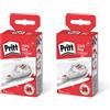 Pritt Correttore Mini Roller con punta flessibile e funzione push-pull per l'utilizzo su entrambi i lati, per cancellare e correggere, sovrascrivibile immediatamente, 4,2 mm x 7 m (Confezione da 2)