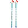 Mr. Wonderful - Penna cancellabile Bo-Bo Hello Kitty - Never stop dreaming - Penna con inchiostro blu - penna a sfera con design Hello Kitty (Confezione da 2)
