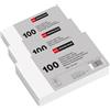 Miquelrius - Flashcards, Schede di studio, 200 flash cards lisce bianco, Formato 125 x 75 mm, Cartoncino 200 g/m², Materiale scolastico e da ufficio per il ritorno a scuola (Confezione da 3)