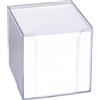 BRUNNEN KÖNIG & EBHARDT Zettelbox, 95 x 95 mm, transparent, 700 Pezzi