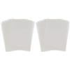 Alevar 210 Etichette Adesive Multiuso con Angoli Arrotondati, Formato 37x19 mm, 21 Etichette Bianche per Foglio, Confezione da 20 Fogli