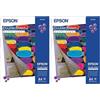 Epson S041569 Matte Paper Doubleside 50 A4 21 x 29,7 cm (A4) Carta fotografica (Confezione da 2)