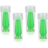 Goktvai 4pz Applicatore per Lenti a Contatto, Inseritore e Rimuovitore Lenti Contatto in Silicone con Custodia Adatto per a Protesi Oculari (Verde)