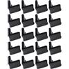 cyclingcolors 10x piedini plastica angolare profilo a L piede Mensola Tappo Cappucci terminali gambe per mobili, 40x40 40mm (Confezione da 2)