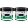 Aguaplast Alto Riempimento, stucco in pasta alti riempimenti su muro e legno, rinforzato con fibre, riempie fino a 2cm senza ritiri - 1kg (Confezione da 2)