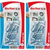 Fischer Tasselli cartongesso HM 5X37 H K con gancio angolare (Confezione da 2)
