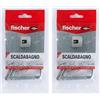 Fischer Kit Ready To Fix SCALDABAGNO (Confezione da 2)