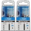 Krino 031170600 - Fresa Diamantata Keramaster per Gres, Ceramica e Piastrelle, Foratura ad Acqua - 6 mm (Confezione da 2)