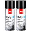 AUTO-PLAST PRODUKT APP Rally 400 Acryl Primer Spray - Primer aggrappante universale | Fondo primer con ottima aderenza | Primer spray per metallo, carrozzeria, plastica, legno | 400 ml | Nero (Confezione da 2)
