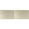 BTicino 503/0/X/F Magic Placca Cieca, Alluminio Anodizzato (Confezione da 2)