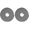 cyclingcolors guarnizione antipolvere non adesivo Paraspifferi Spazzola Porte e Finestre scorrevoli tapparelle, 4,8mm x 10mm x 10m (Confezione da 2)