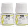PEBEO - Vernice per Vetro Trasparente Vitrea 160°C - Diluente Trasparente V160-45 ML (Confezione da 2)