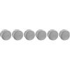 DEBFLEX 718811 718811 - Set di 6 scatole di derivazione per esterni, impermeabili, IP54 Diam 70, colore grigio, D70/P40