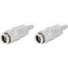 BGS ad aria compressa attacco rapido con attacco tubo, 8 mm, 3226 - 1 (Confezione da 2)